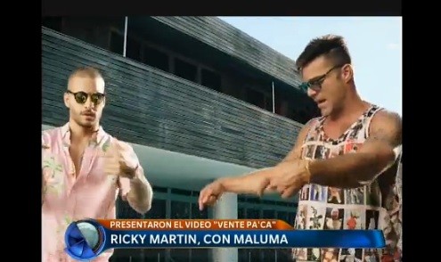 Ricky Martin, con Maluma