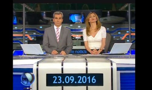 Telefe Noticias a las 13 / Bloque 1 / 23/09/2016