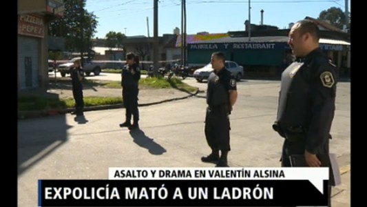 Ex policía  mató a un ladrón