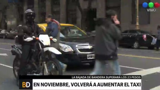 En noviembre vuelven a aumentar los taxis
