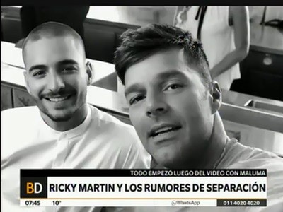 Rumores sobre una supuesta separación de Ricky Martin