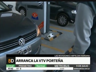 Comienza desde el sábado la Verificación Técnica Vehicular