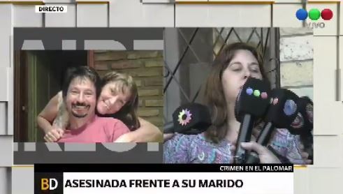 Una mujer fue asesinada frente a su marido en El Palomar