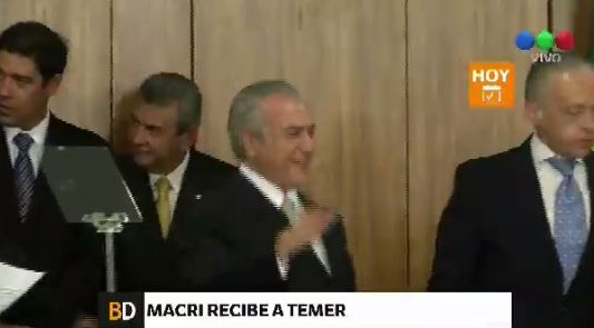 Temer visita a Macri para relanzar las relaciones bilaterales