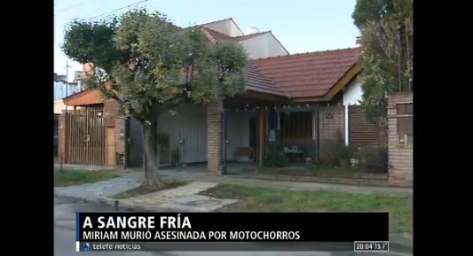 Brutal crimen de motochorros