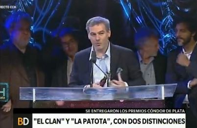 Premios Cóndor de Plata para "El Clan" y "La Patota"
