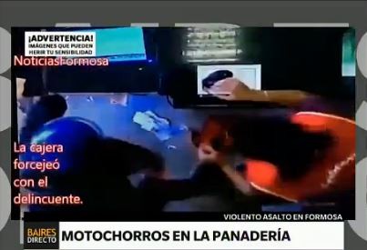 Violento robo de motochorros en una panadería de Formosa