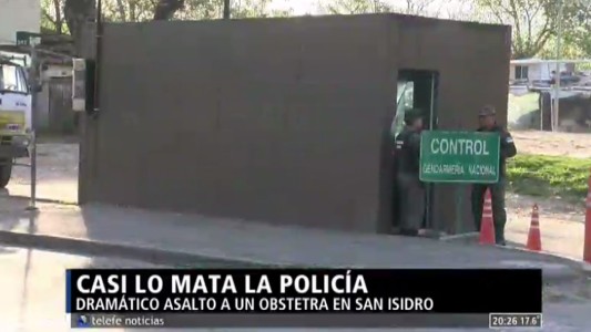 Dramático asalto a un obstetra en San Isidro