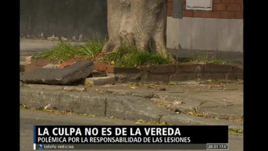 Gobierno porteño deberá pagarle medio millón de pesos a una vecina que se lastimó con una baldosa