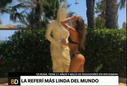 La referi más linda del mundo es rusa