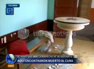 Aquí encontraron muerto al cura