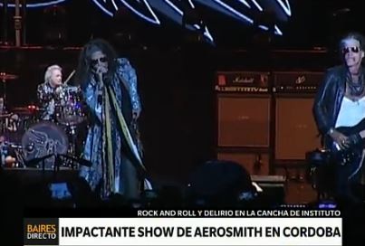 Córdoba vibró con Aerosmith