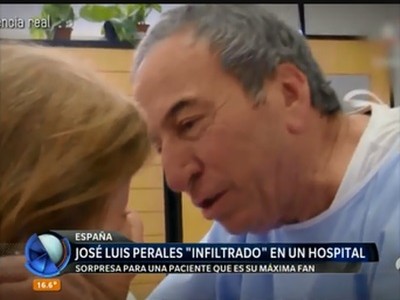 José Luis Perales, "infiltrado" en un hospital
