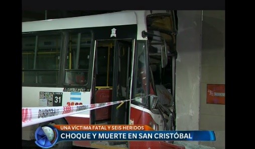 Choque fatal en San Cristóbal