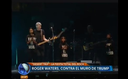 Rogers Waters, contra el muro de Donald Trump