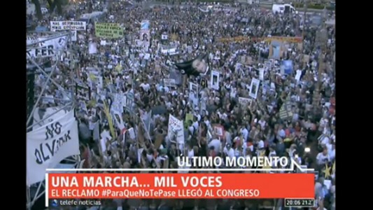 #ParaQueNoTePase: marcha contra la impunidad