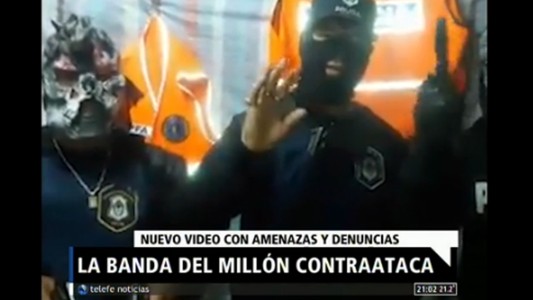Apareció un nuevo video de la "banda del millón"