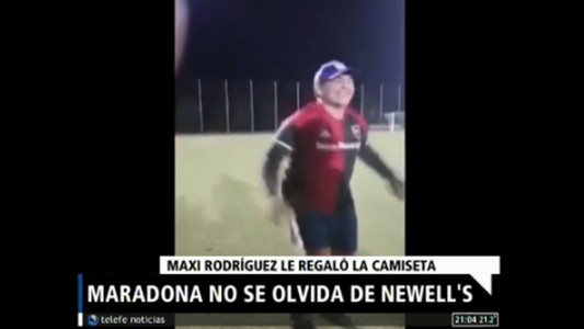 Maradona no se olvida de Newell's