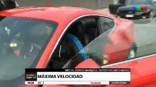 Miguel Bossio corrió en el deportivo más famoso