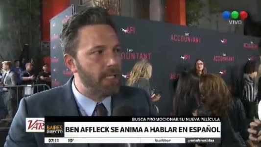 Ben Affleck se anima a hablar en español