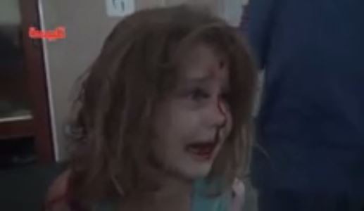 El horror de la guerra en el rostro de una niña siria de 8 años