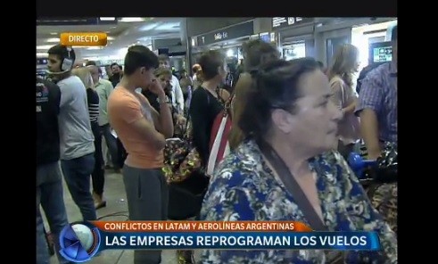 Vuelos cancelados y con demora en Aeroparque y Ezeiza