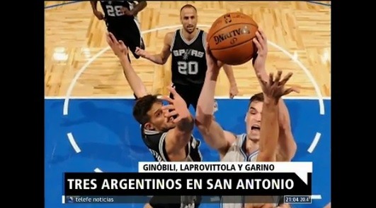 Tres argentinos en la cancha brillaron para San Antonio