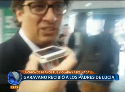 Garavano se reunió con los padres de Lucía