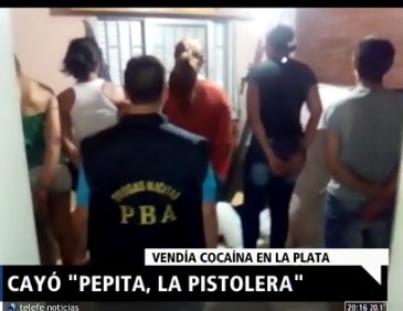 Cayó "Pepita la Pistolera"