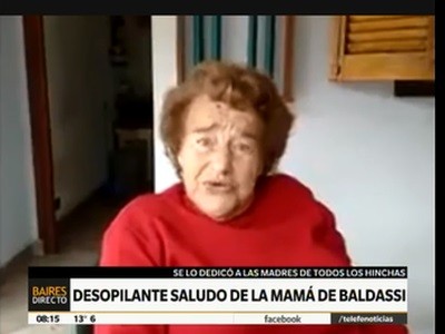 Día de la Madre: el desopilante saludo de la mamá de Baldassi