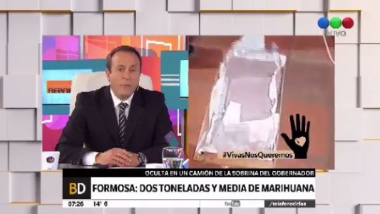 El dueño del camión que llevaba más de dos toneladas de marihuana es esposo de la sobrina de Gildo Insfrán