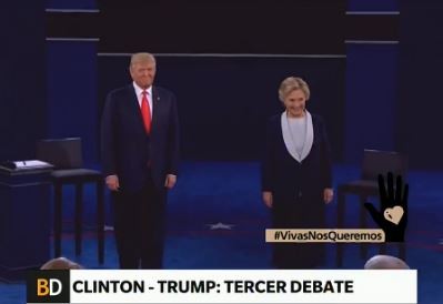 Debate final: Hillary Clinton y Donald Trump juegan sus últimas cartas