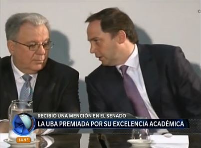 El Senado premió a la UBA por su excelencia académica