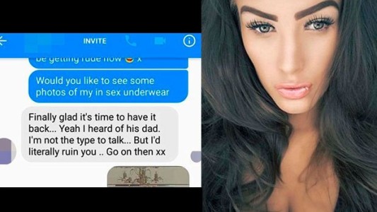 Descubrió que un hombre le pedía fotos desnuda a su novia y se vengó de la peor forma