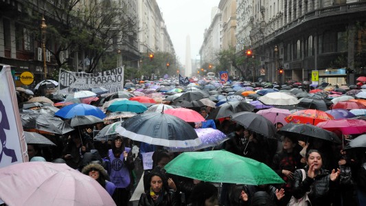 La multitudinaria marcha contra la violencia de género, en fotos