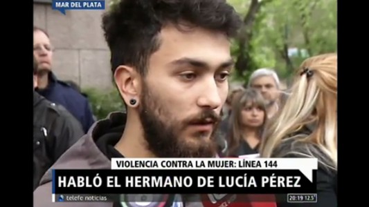 Mar del Plata: habló el hermano de Lucía Pérez