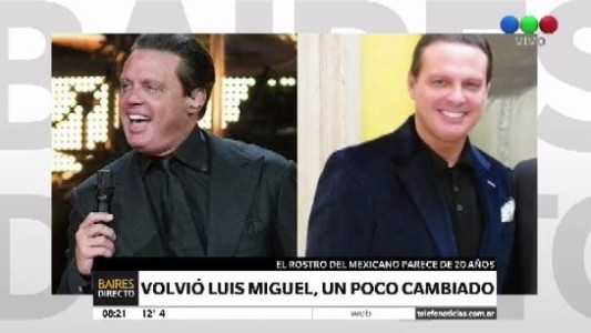 El nuevo look de Luis Miguel