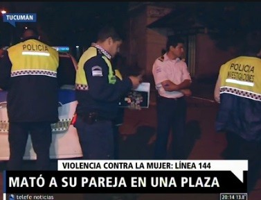 Mató a su pareja en una plaza