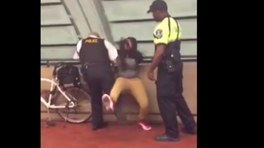 Polémica en EE.UU. por el brutal arresto de una joven que ingresó con comida al subte