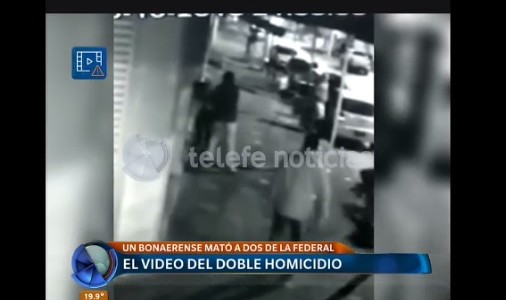 Video: el momento en que el policía bonaerense mató a dos agentes de la Federal