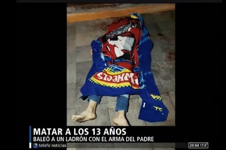 Tiene 13 años y mató a un ladrón