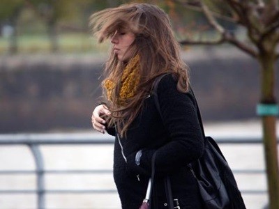 Jueves nublado, fresco y muy ventoso