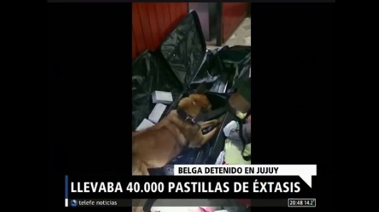 Detienen a un belga con 40 mil pastillas de éxtasis en Jujuy