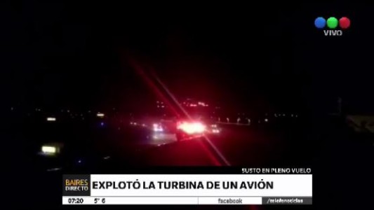 Un avión de Aerolíneas Argentinas aterrizó de emergencia en Ezeiza