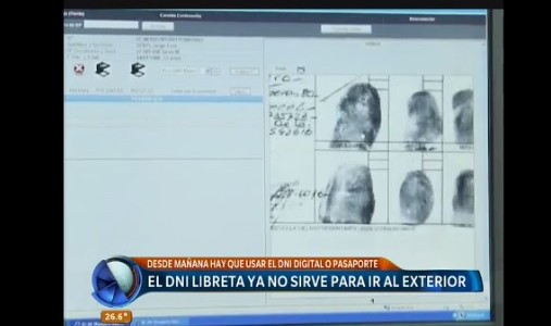 Desde el martes no se podrá salir del país con el DNI libreta