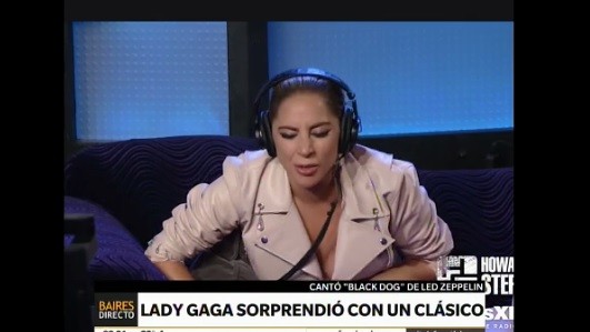Lady Gaga se animó a un clásico de Led Zeppelin