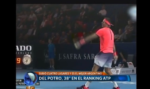 Del Potro, en el puesto 38 del ranking ATP