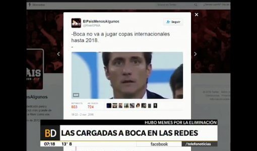 Las cargadas a Boca en las redes sociales
