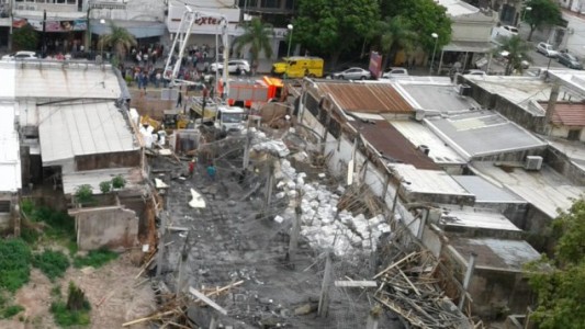 Derrumbe en Campana: tres obreros murieron