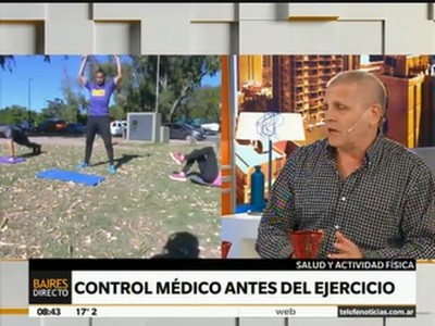 El control médico antes de los ejercicios